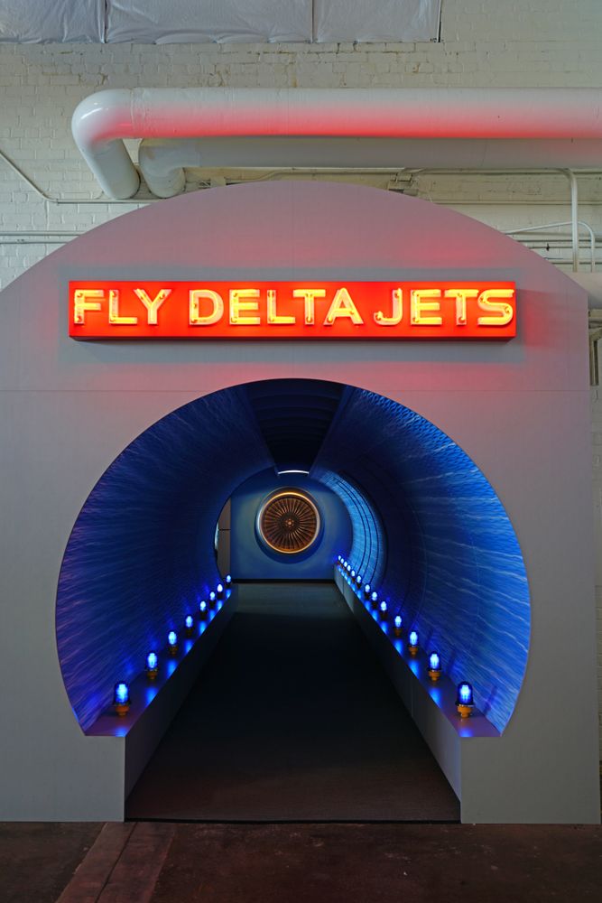 Interior view of the Delta Flight Museum
