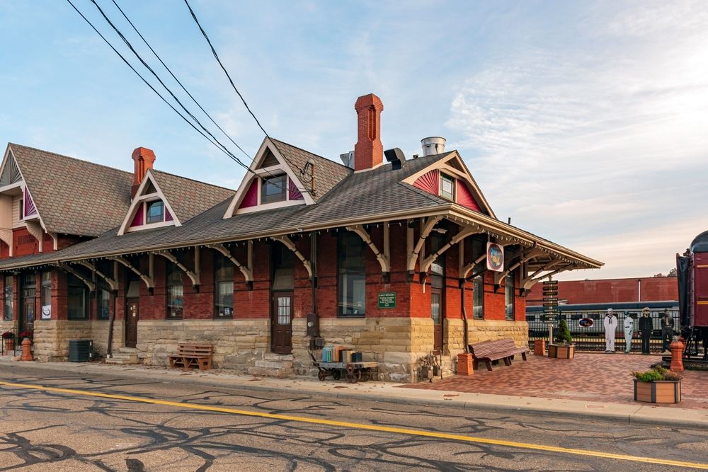 View of Dennison Railroad Depot