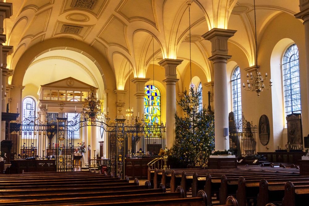 Stunning interior of Derby Cathedral