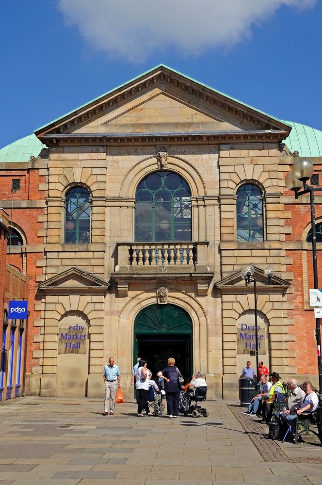 Entrance of Derby Market Hall