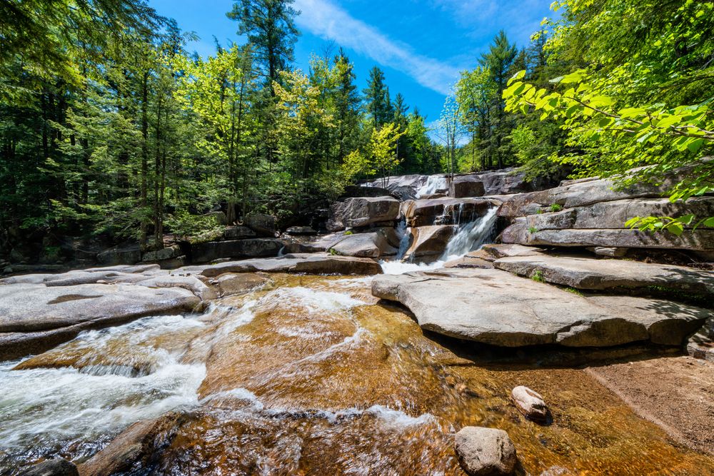 Water fall at Diana’s Baths