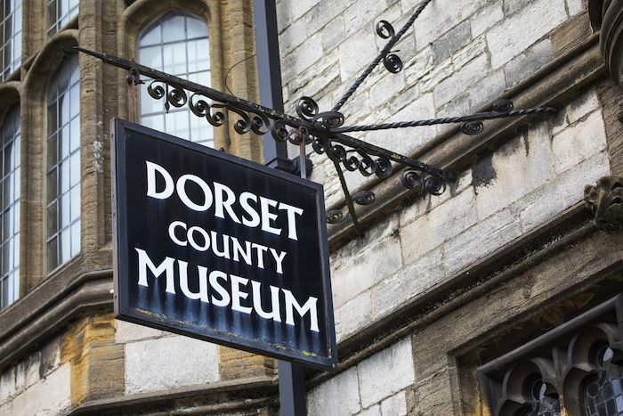 Signage of Dorset County Museum