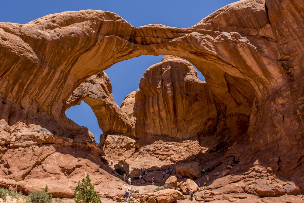 View of Double O Arch
