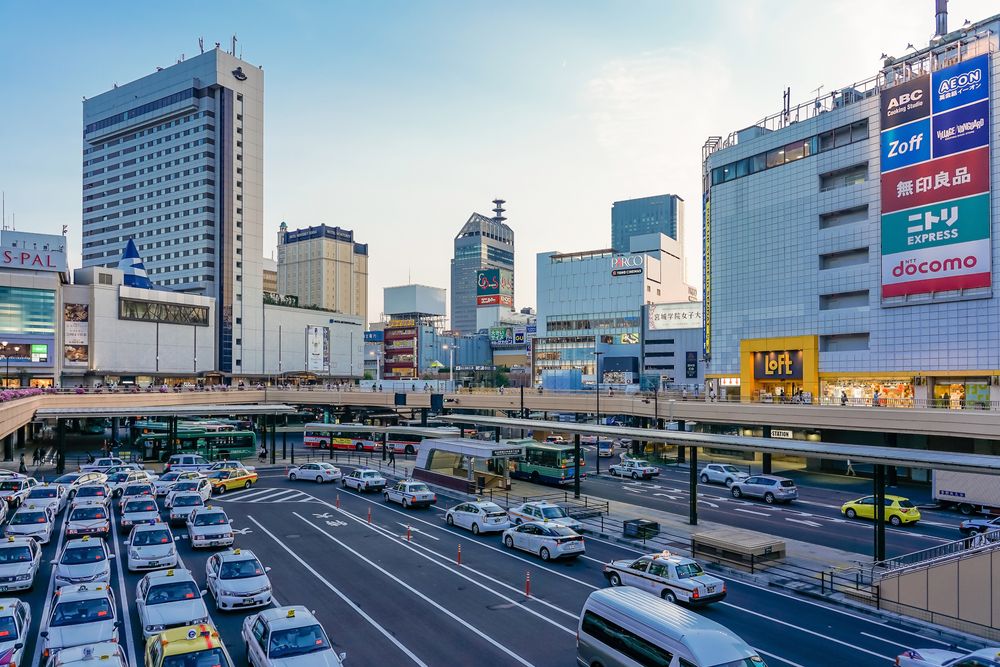 Downtown Sendai