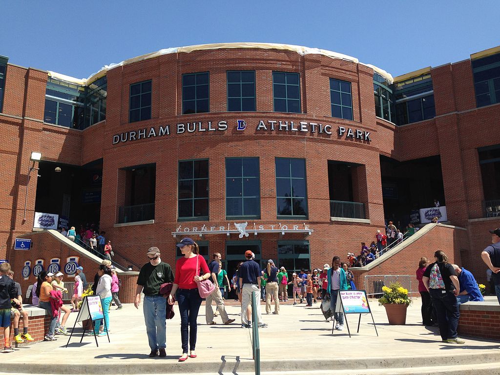 Entrance to Durham Bulls Athletic Park