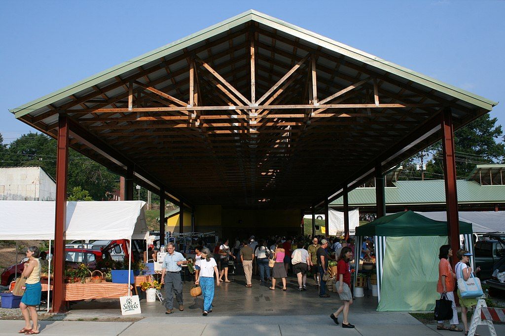 Farmer's market at Durham Central Park