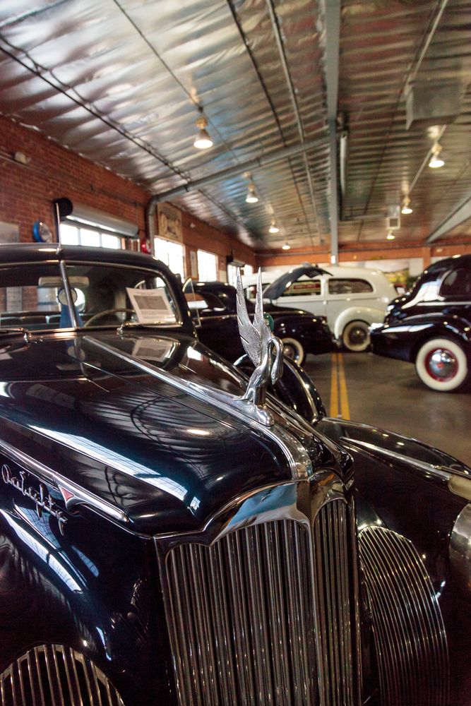 Cars inside Zimmerman Automobile Driving Museum