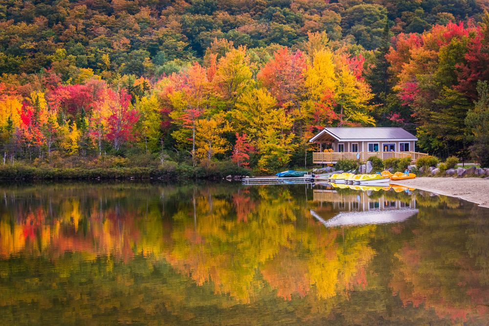 Picturesque view of Echo Lake State Park