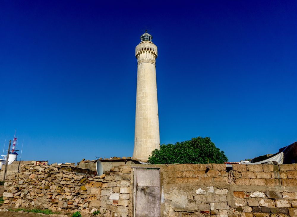 Daytime view of the El Hank Lighthouse