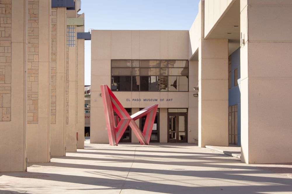 Front view of the El Paso Museum of Art
