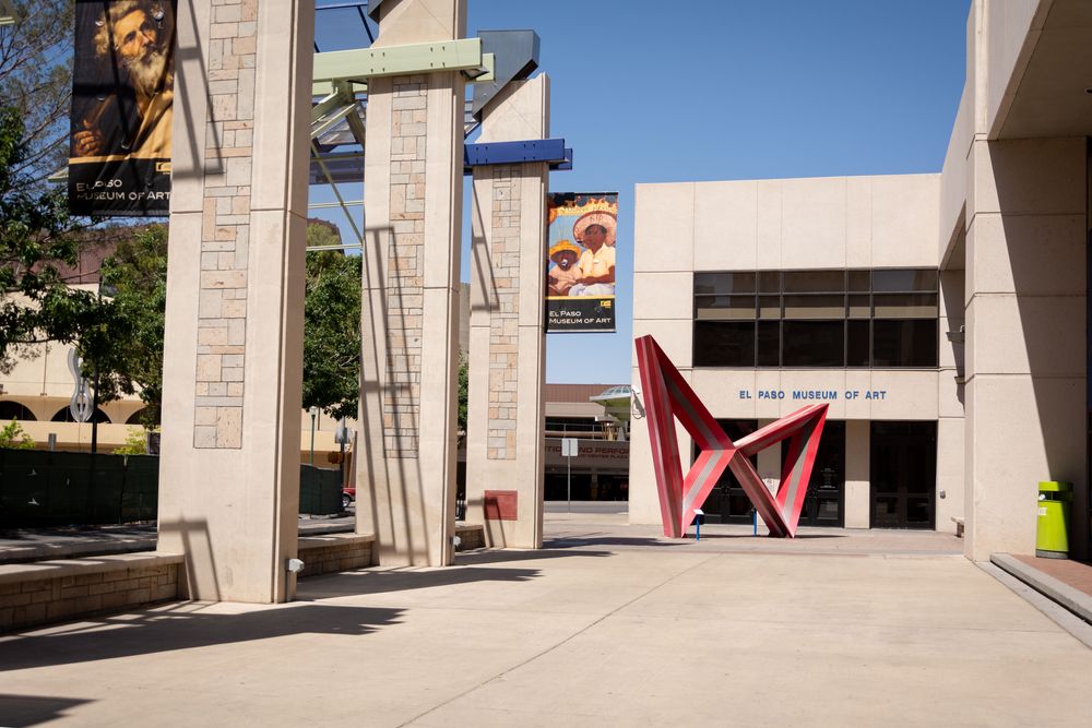 Entrance to El Paso Museum of Art