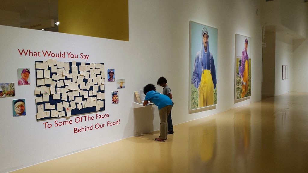 Interior view of the El Paso Museum of Art