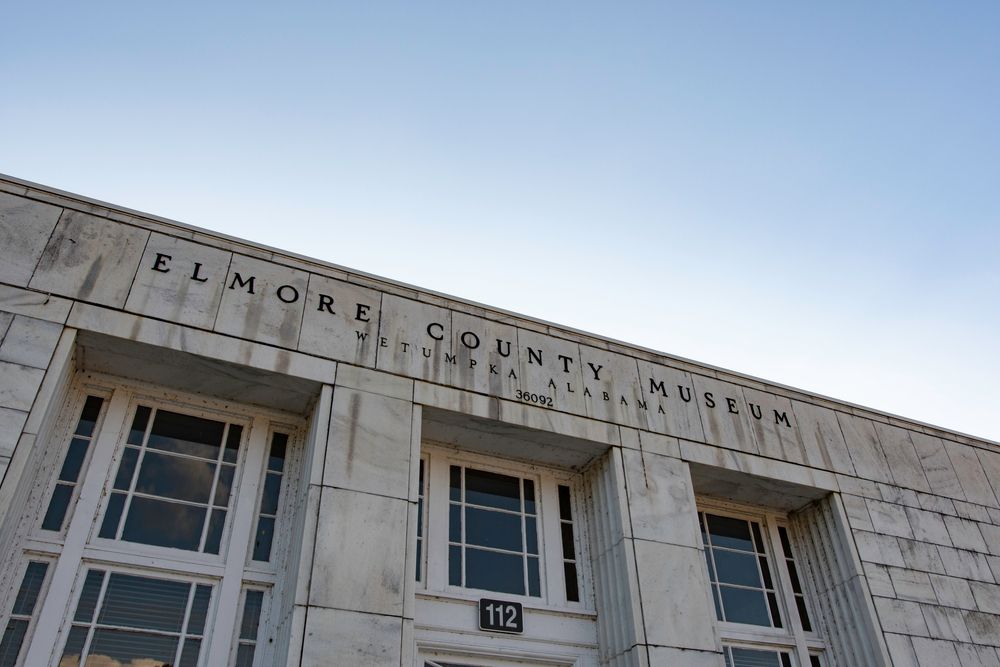 Signage of Elmore County Historical Society and Museum