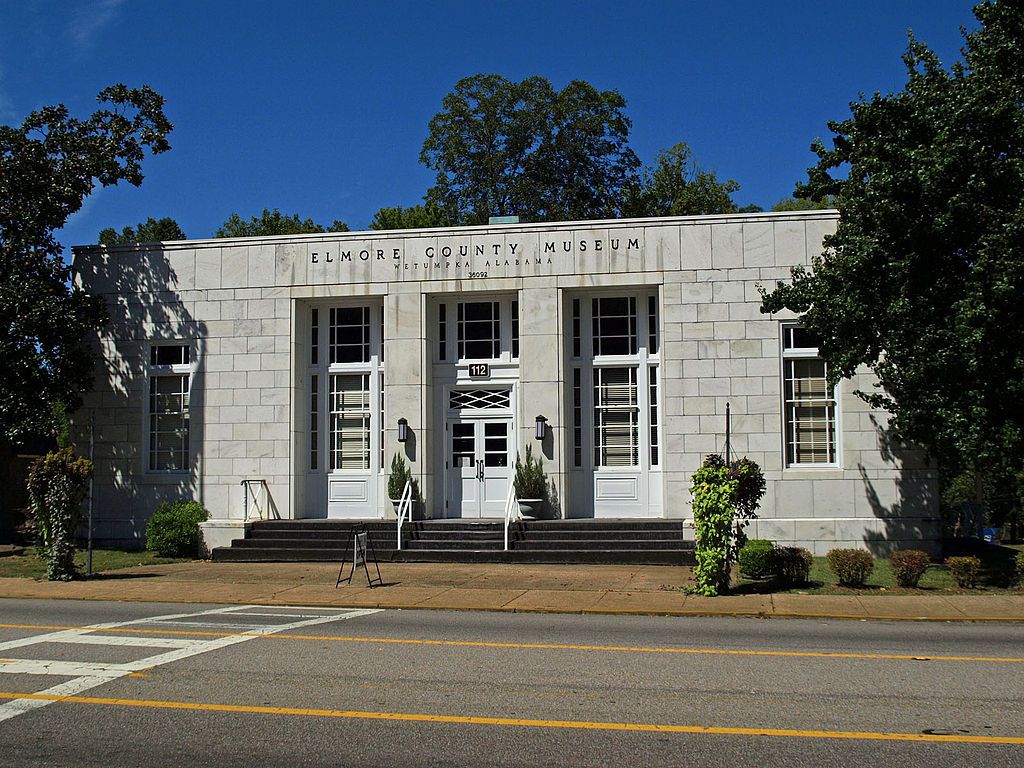 Exterior view of Elmore County Historical Society and Museum