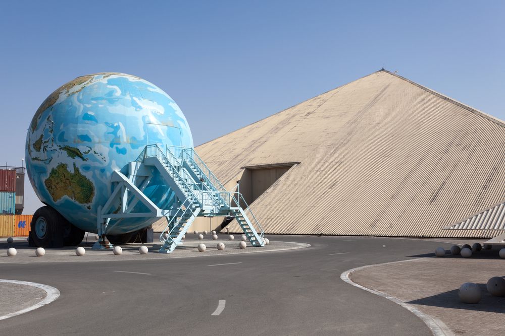 Exterior of Emirates National Auto Museum