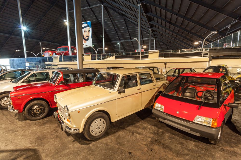 Vintage cars at Emirates National Auto Museum