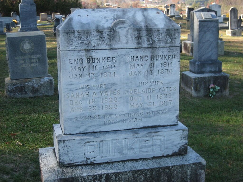 View of Bunker's grave