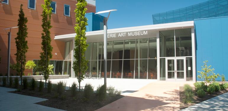 Exterior of Erie Art Museum