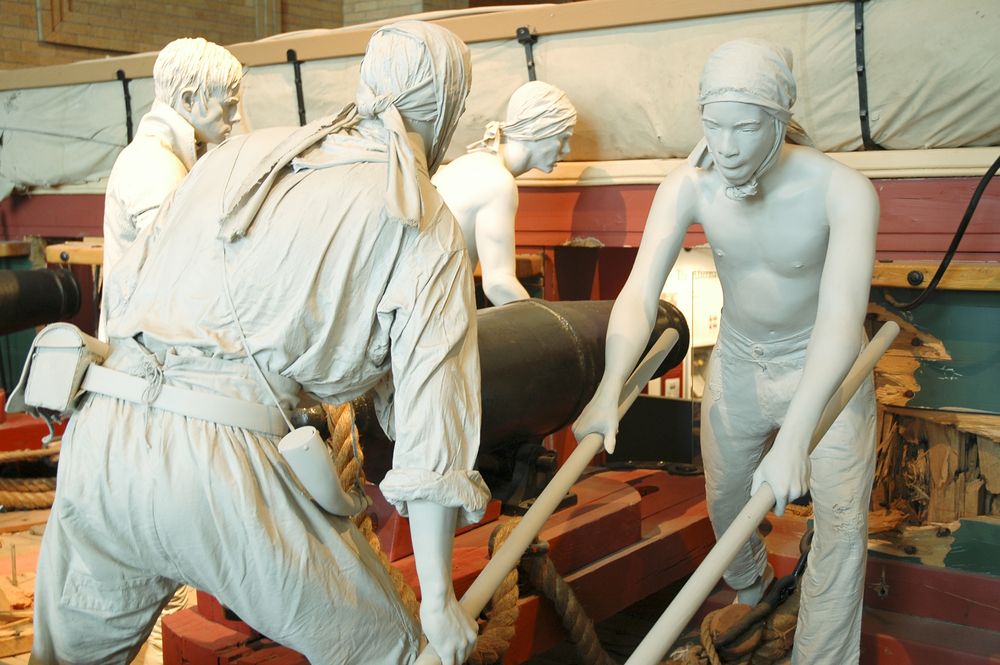 Sculptures in Erie Maritime Museum