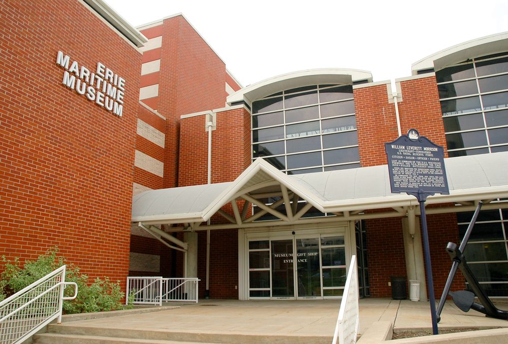Exterior of the Erie Maritime Museum