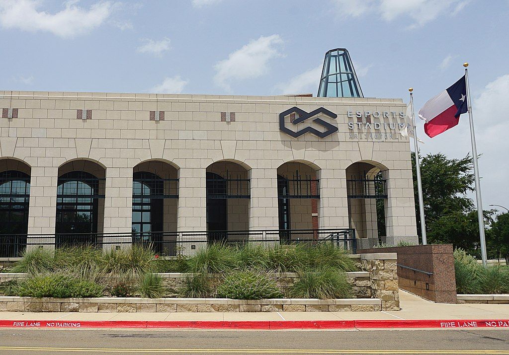 Exterior view of the Esports Stadium Arlington