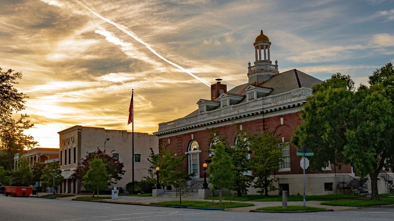 Builings at Eufaula, Alabama