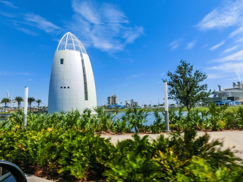 Exterior of the Exploration Tower