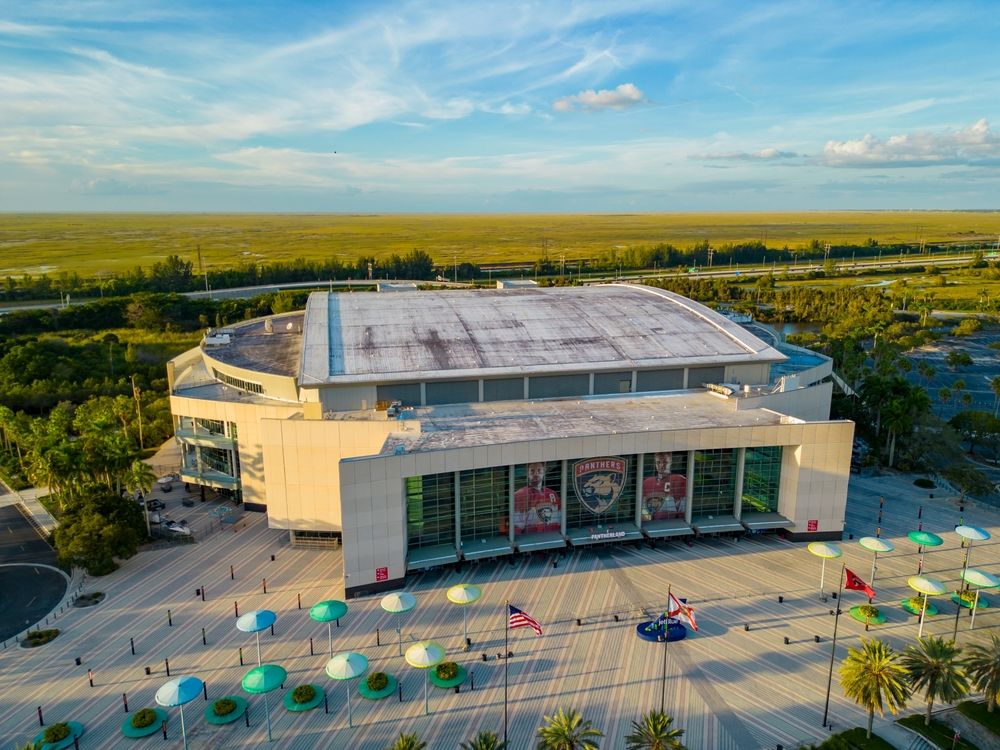 Top view of FLA Live Arena