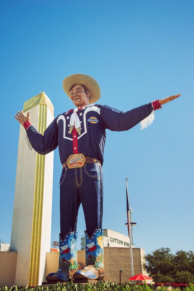 Big tex statue at Fair Park