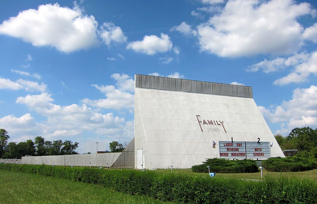 Exterior view of Family Drive-in Theatre