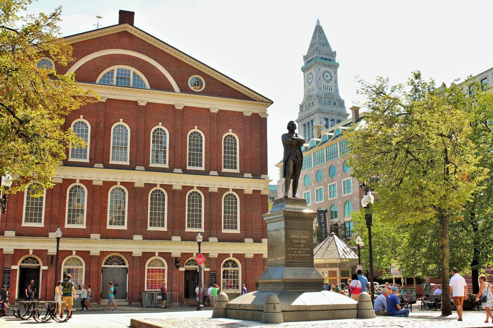 Exterior view of Faneuil Hall Marketplace