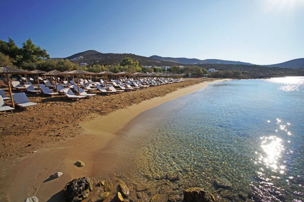 Daytime view of Faragas beach