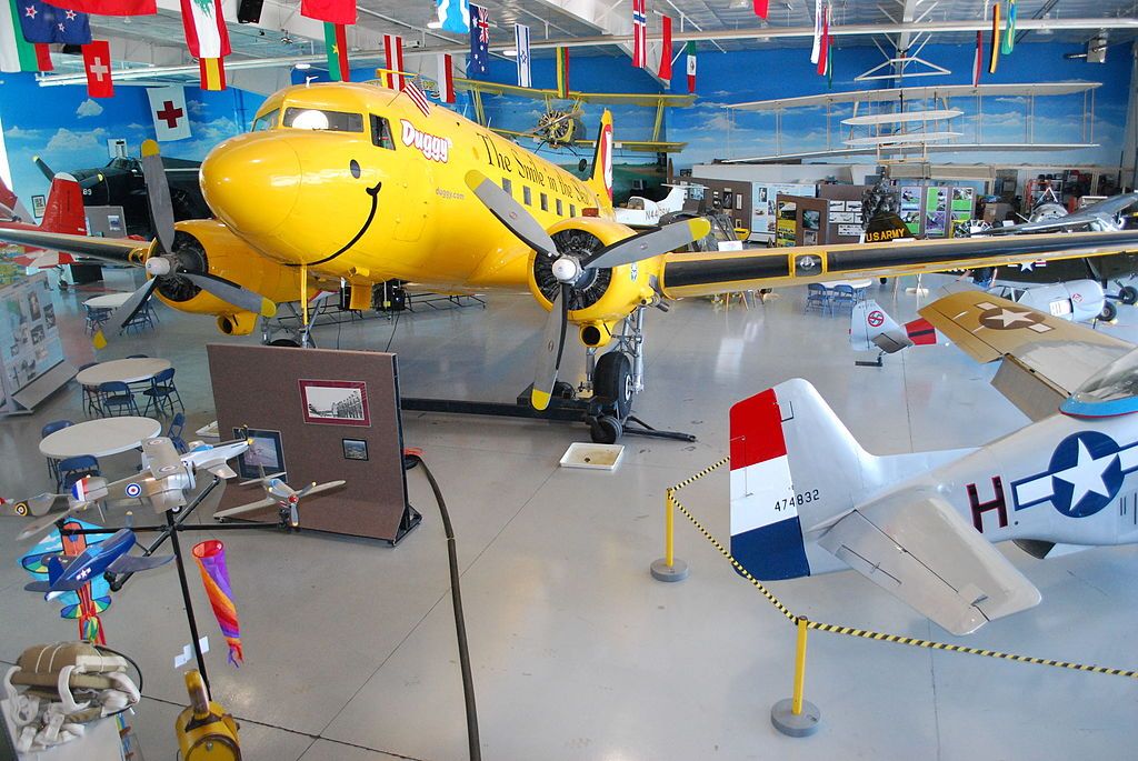 Aircrafts displayed in Fargo Air Museum