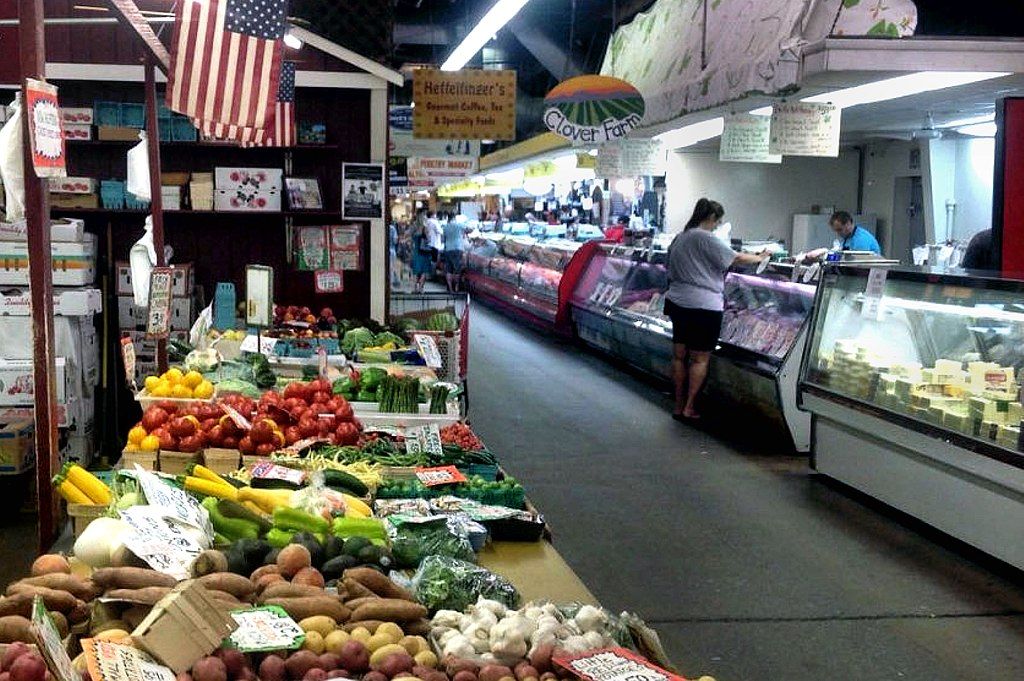 Fresh produce in Allentown Fairgrounds Farmers Market