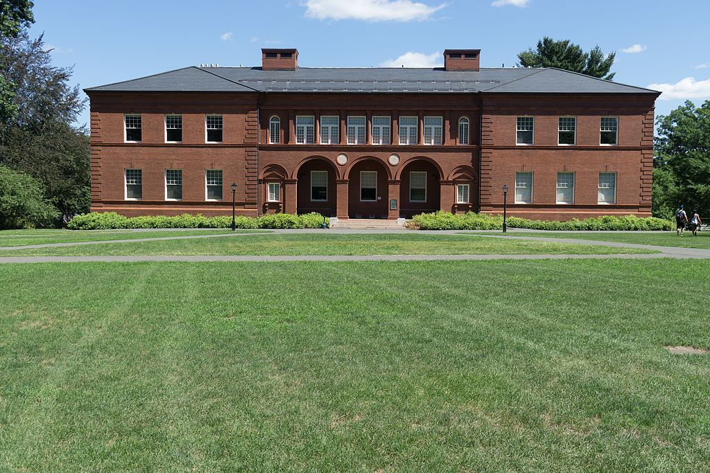 Outside view of Amherst College