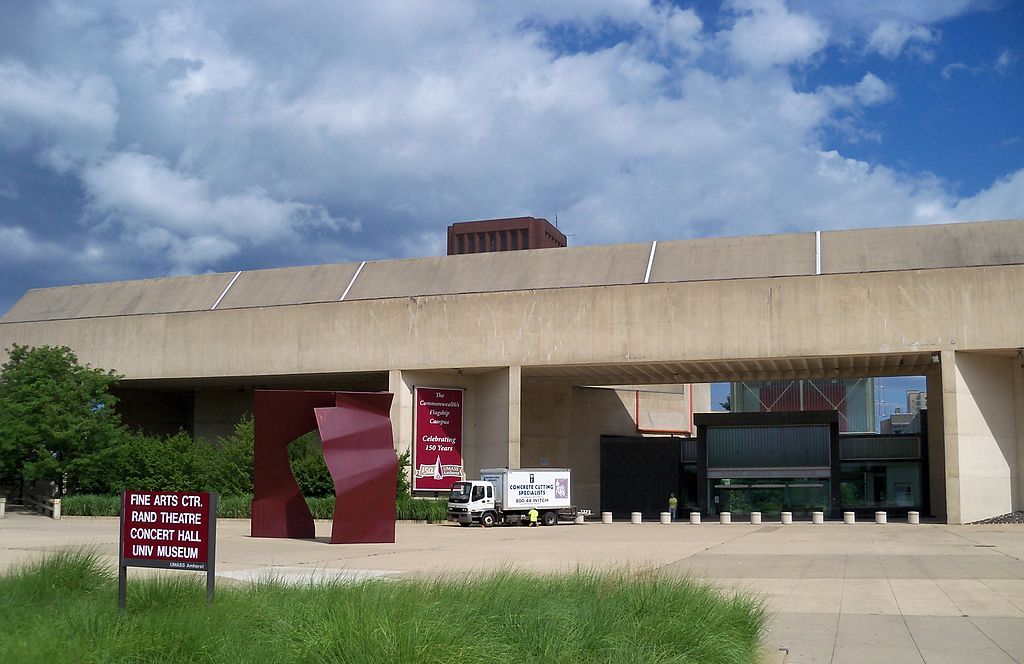 Closer View of UMass Fine Arts Center