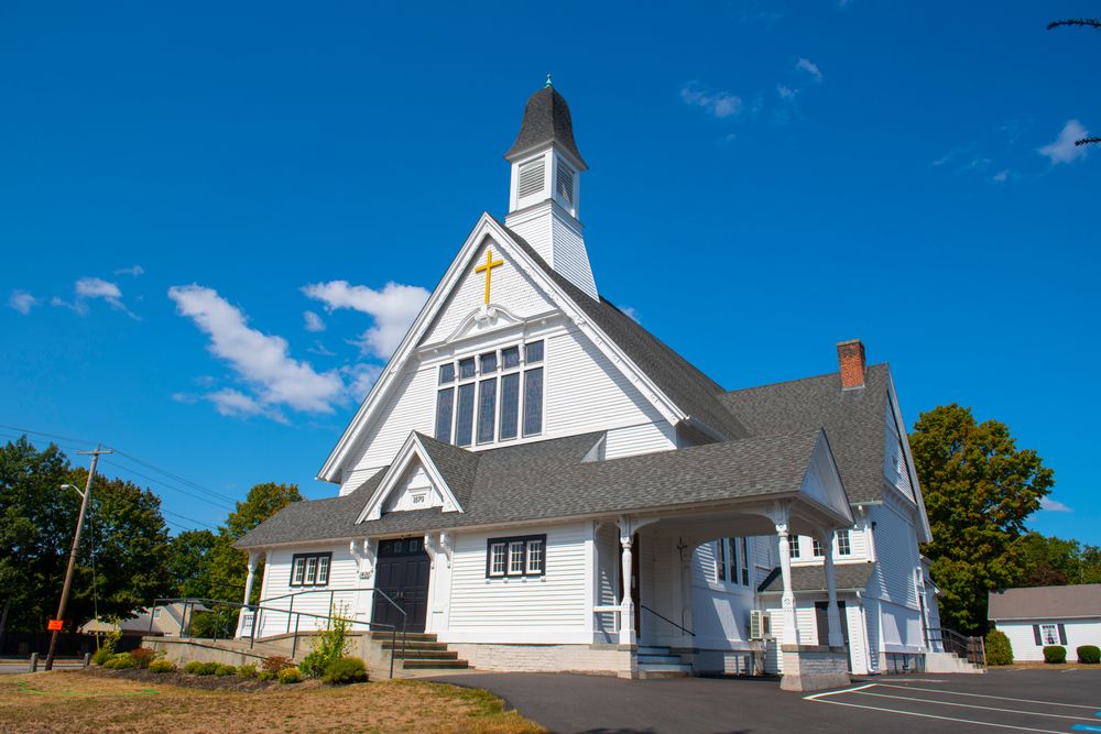 Front view of First Baptist Church of America