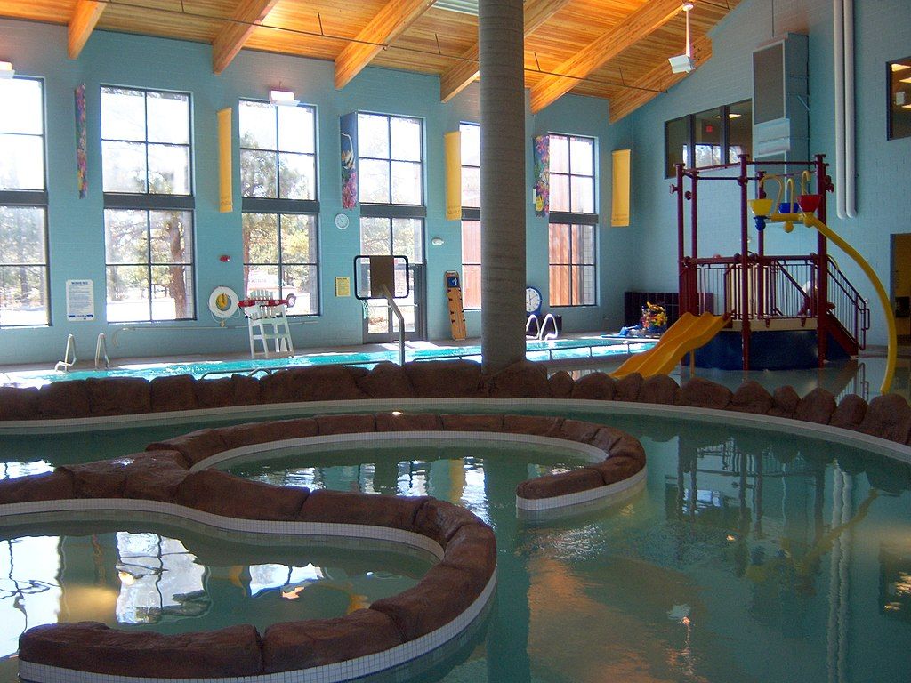 Pool view inside the Flagstaff Aquaplex