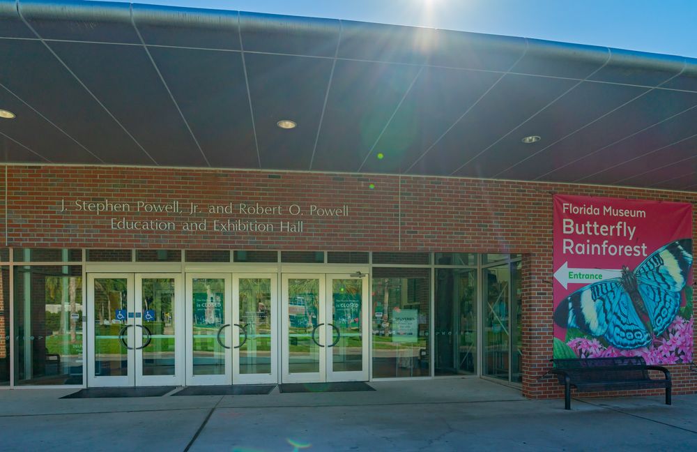 Entrance of Florida Museum of Natural History