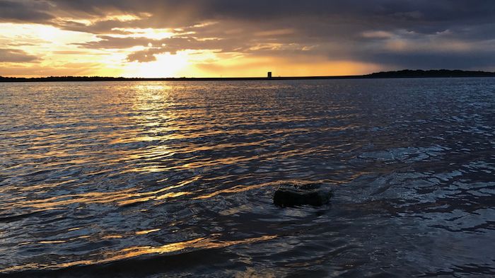 Foremark Reservoir during sunset