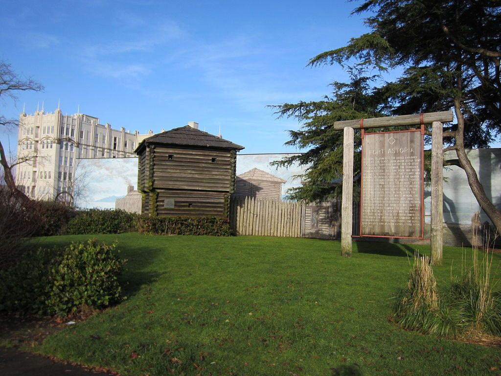 Exterior of Fort Astoria