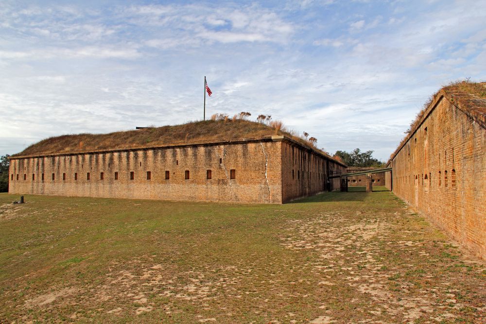 Daytime view of Fort Barrancas
