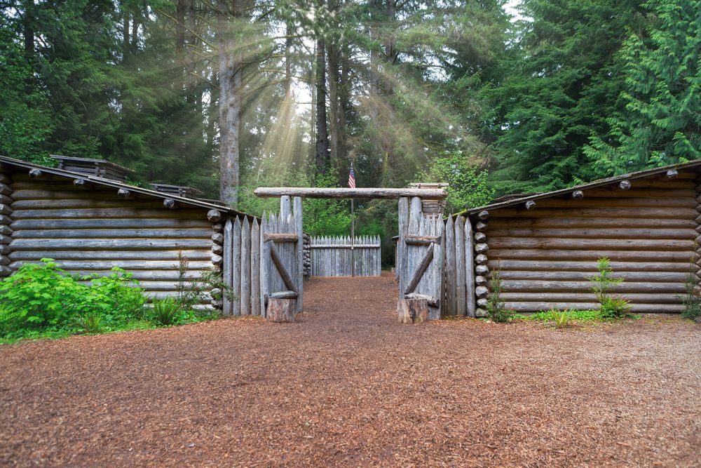 Sunrise at Fort Clatsop