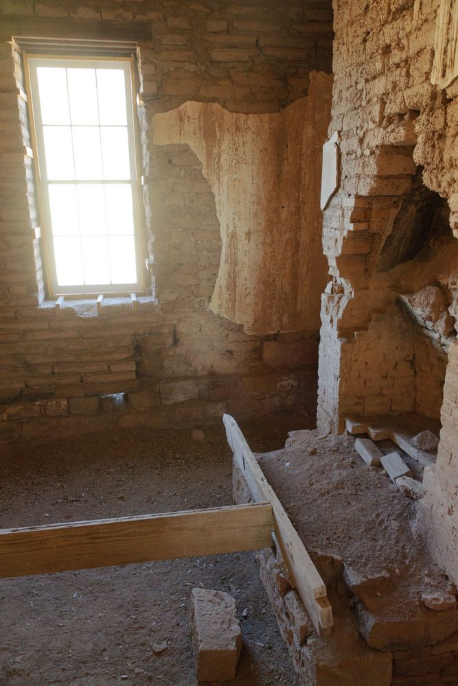 Interior view of the ruins at Fort Davis National Historic Site