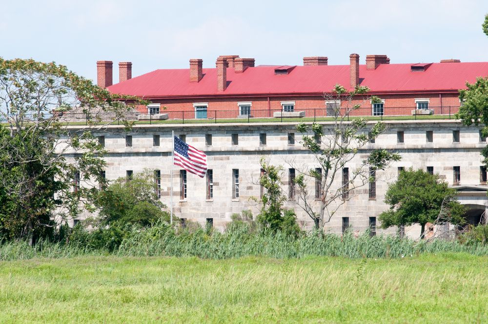 Exterior view of the Fort Delaware State Park