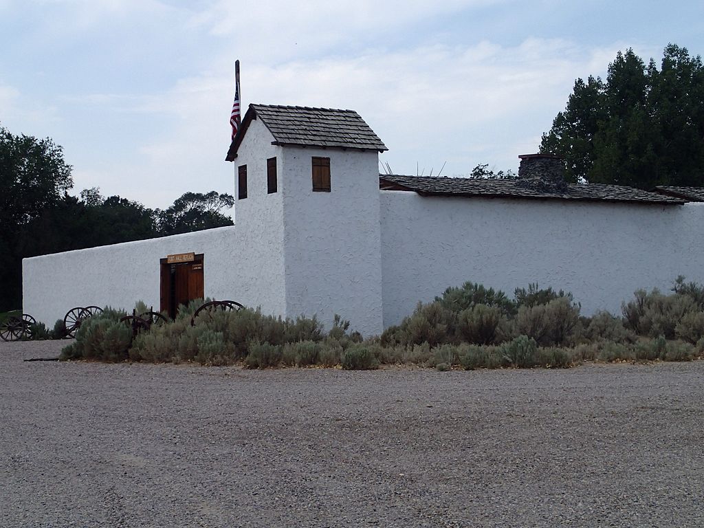 Exterior of Fort Hall Replica