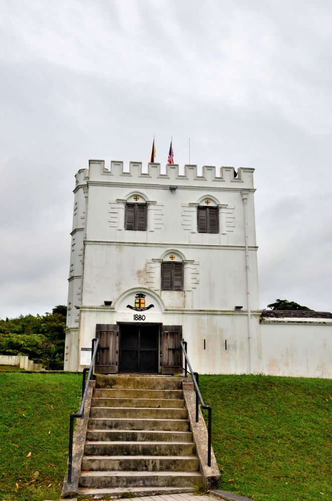 Castle style building at Fort Margherita