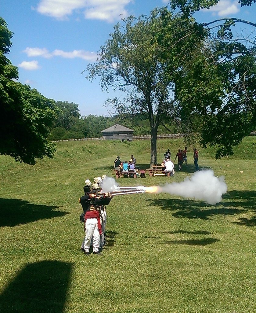 Firing at Fort Meigs Historic Site