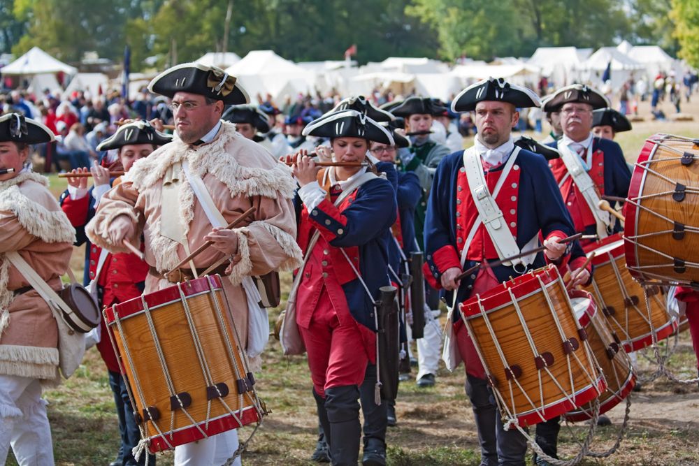 A Parade at Fort Ouiatenon