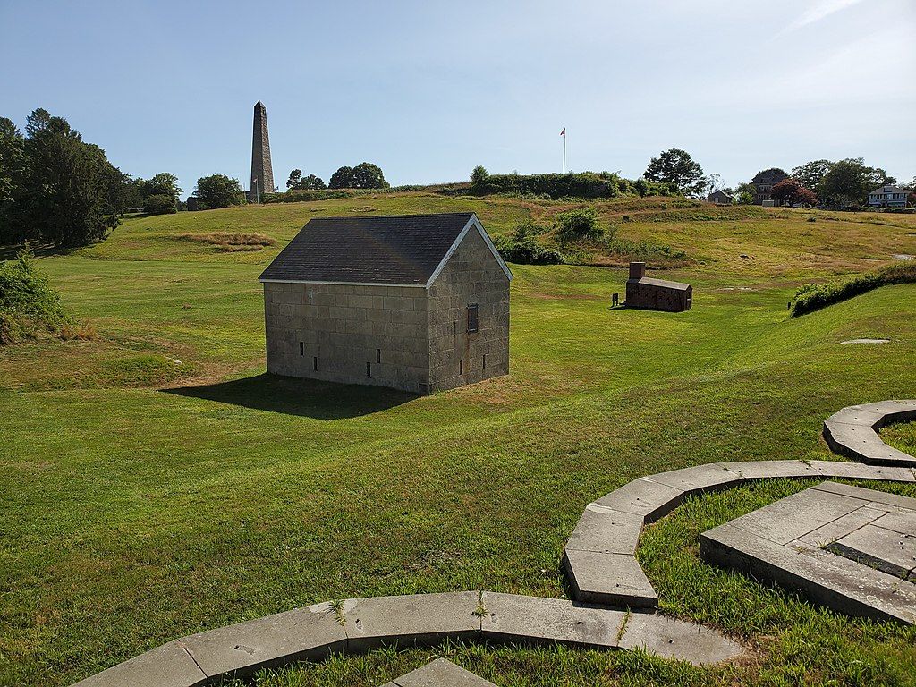 Daytime view of Historic Fort Griswold Battlefield State Park